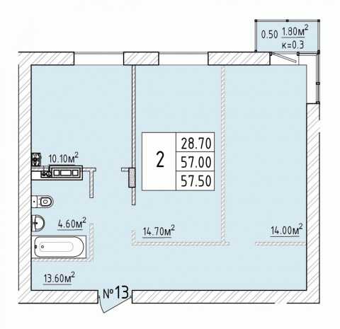 2-комнатная кв.