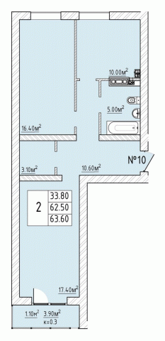 2-комнатная кв.